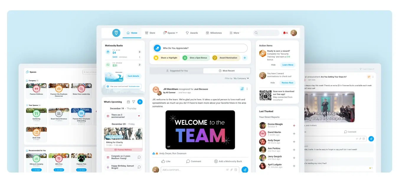 Image of Motivosity, the employee recognition and employee rewards software for today's workforce.