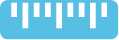 Icon of a ruler