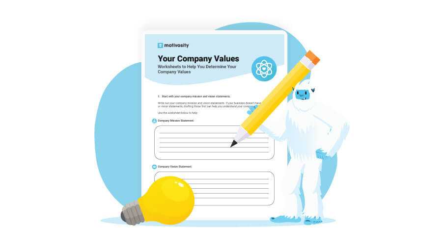 White Papers: Company Values Worksheet